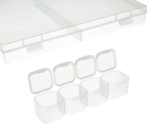 Organizér 56 priehradiek 21x17,5x2,6 cm., OR71