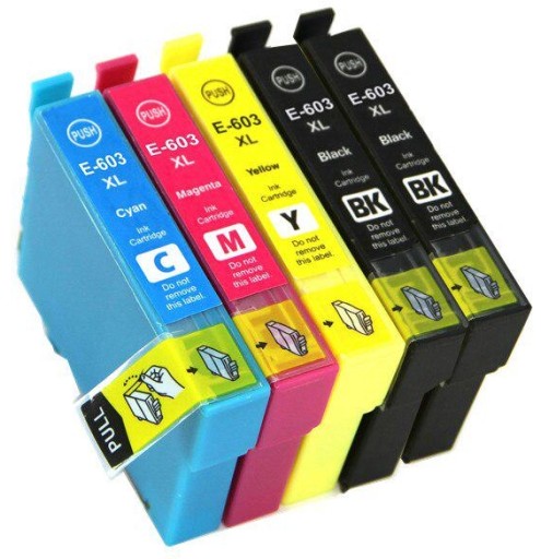 Atrament pre atramenty do tlačiarne EPSON SET 5 ks 603XL XP-2100 XP-3100 WF-2810