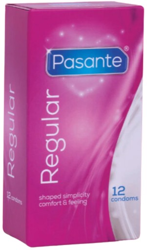 Kondómy Pasante Regular - balenie 12 ks