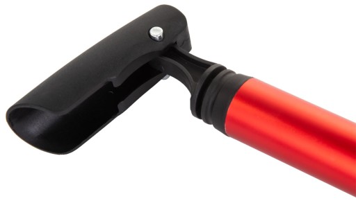 Enero BICYCLE PUMP, ručná, s rukoväťou, 4,8 bar, červená