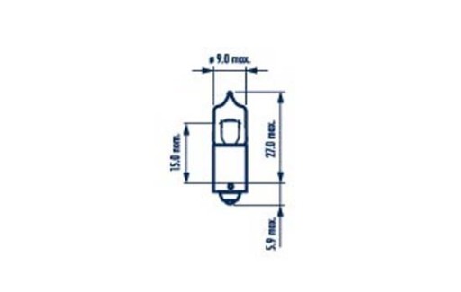 Narva H6W ŽIAROVKA 6W 12V HALOGÉN 68161 1ks
