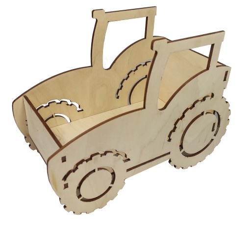 DREVENÝ TRAKTOR VODA Vagón TRAKTOR DARČEK K NARODENINÁM
