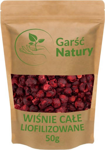 MRAZOM SUŠENÉ ČEREŠNE, CELÉ OVOCIE 50 g Čerešne SUŠENÉ BEZ CUKRU 0,05 kg
