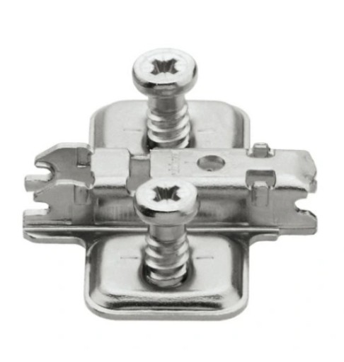CLIP vedenie, 0 mm, oceľové, namontované. EURO skrutky