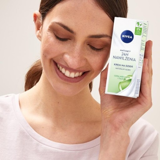 NIVEA 24H hydratačný zmatňujúci denný krém 50 ml