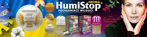 HumiStop absorbér vlhkosti, certifikát PZH, ORIGINÁL LESK s TYRKYSOVOU vložkou