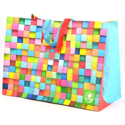 Tkaná taška s rúčkami 55x39x29,5 cm GAM Cube