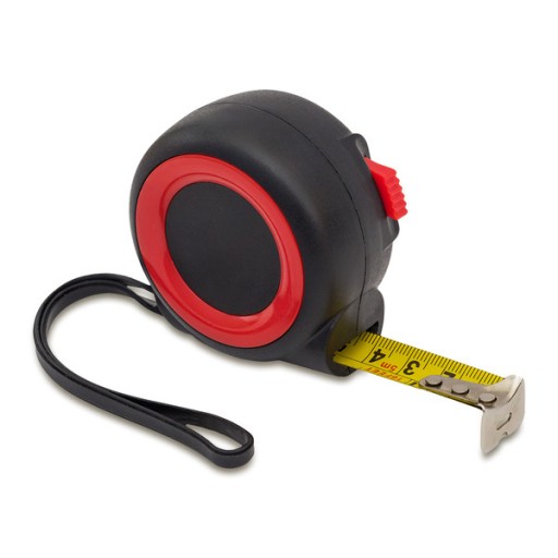 Zvinovací meter 5 m Project, červený