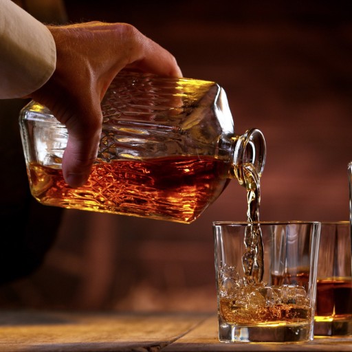 POHÁRKY NA WHISKY BRANDY NÁPOJE NÁPOJE 300ml SADA 6 ks