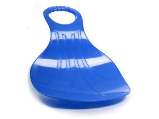 Prosperplast Kid 2 plastové šmykľavky na sane, modrá šmykľavka, dupolot