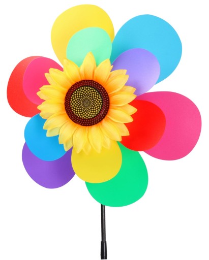 Záhradný veterný mlyn SUNFLOWER 4555
