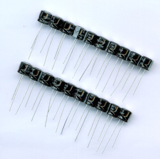 220uF 16V 220 µF 16V LEAGUER 8X7MM (20KS) ELEKTROLYTICKÝ KONDENZÁTOR