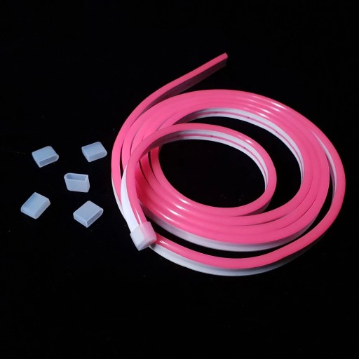 Sada 5 kusov koncoviek pre LED pásy NEON FLEX 6 x 12 mm