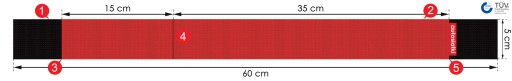 Samostatný suchý zips - Držiak na suchý zips do kufra - 60 cm