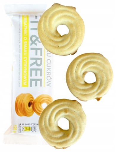 CITRÓNOVÉ sušienky BEZ CUKRU 120g