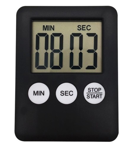 LCD KUCHYŇSKÝ ČASOVAČ S MAGNETOM, ideálny do chladničky