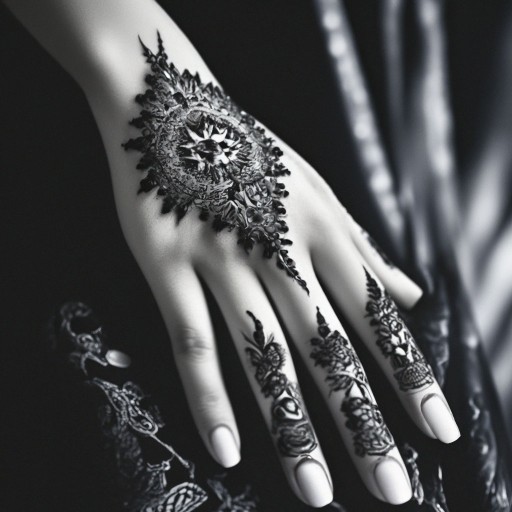 GOLECHA Henna Tattoo BLACK bez PPD Original 25 g MEHENDI