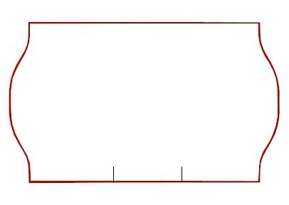 ETIKETY NA ETIKETKOVAČKU CENA PÁSKA 26x16 3000 ks.