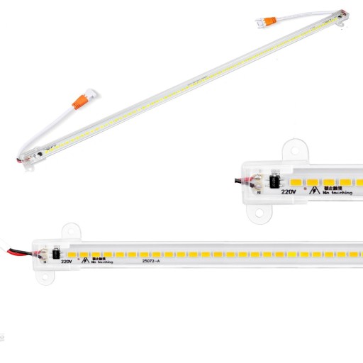 LED pás 50cm, studená biela, 72 LED
