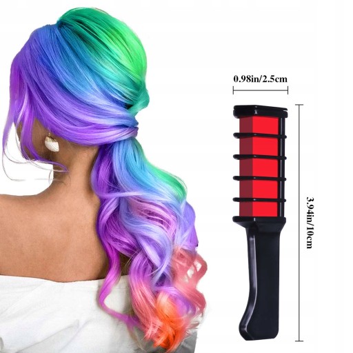FARBY NA VLASY hrebeň FAREBNÝ HIGHLIGHTS BALLEYAGE COLOURING CHALK 6
