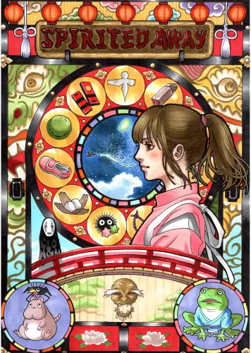 Anime Manga Spirited Away smradľavý plagát 006 A3