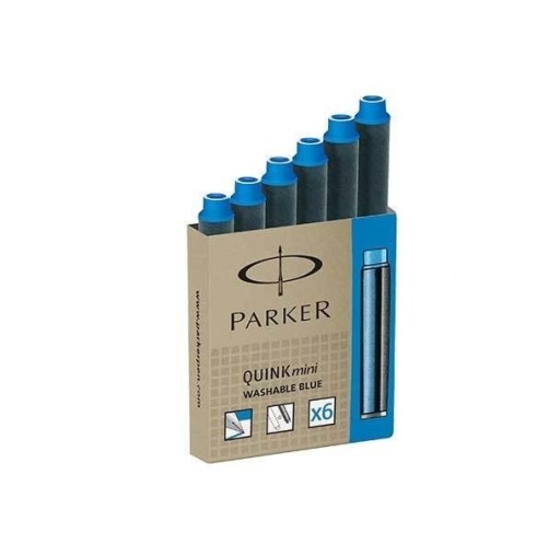 NÁPLŇKY PARKER PER 6 ks MINI MODRÁ