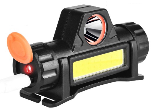COB HLAVNÁ LAMPA 4v1 HLAVNÁ LAMPA S MAGNETOM