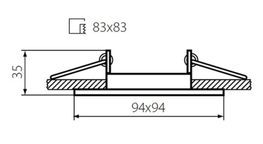 Objímka halogénovej žiarovky pre LED, 230V CT12 GU10