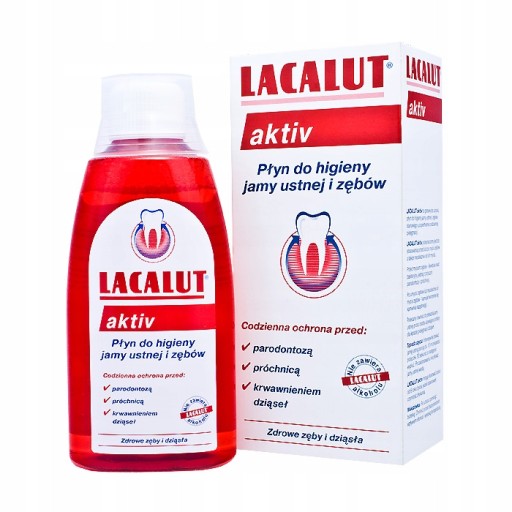 LACALUT AKTIV tekutina na ústnu hygienu 300 ml