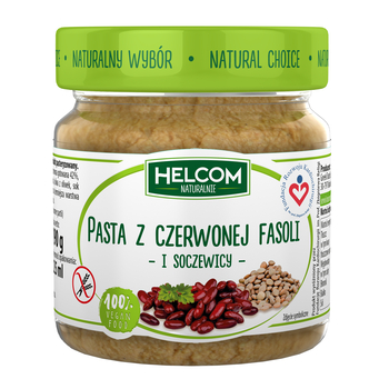 Pasta z červenej fazule a šošovice 190g Helcom N