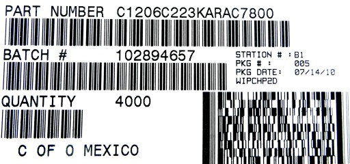 Keramické 22nF 10% 250V DC 100ks