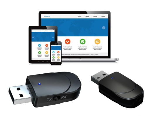 BLUETOOTH VYSIELAČ 5 ADAPTÉR PRIJÍMAČ VYSIELAČ