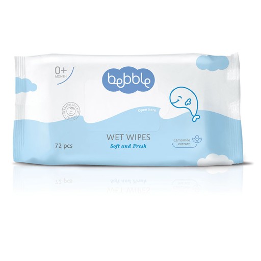 BEBBLE Waterwipes levanduľové vlhčené obrúsky