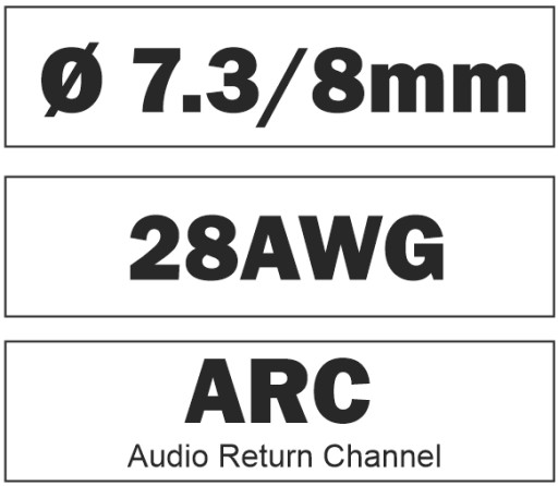 Kábel HDMI 2.0 4K 60Hz 18Gbps MEDENÝ 3D FULL HD 1m