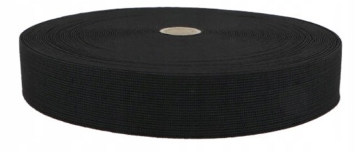 TKANÁ GUMA NA ŠÍRENIE ODEVU 3cm ČIERNA - 30mm