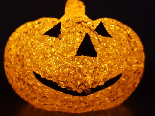 SVIETIACA TEKVICOVÁ LED HALLOWEENSKÁ FÓRA NA BATÉRIU DEKORATÍVNY OZDOBA