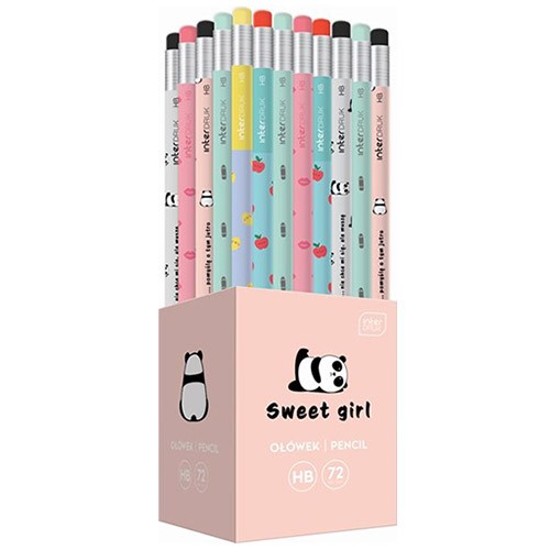 Ceruzka Sweet Girl HB s gumou