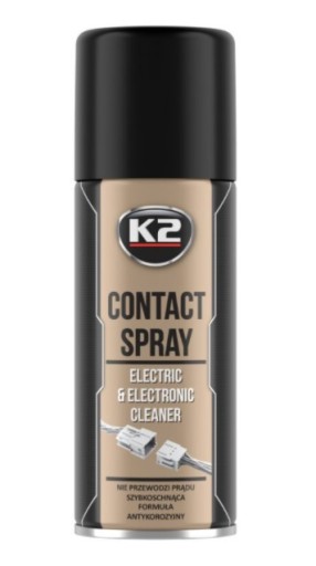 K2 KONTAKT SPRAY 400ml Čistí a odmasťuje kontakty