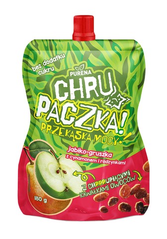 Jablkovo hruškové chrumkavé so škoricou a hrozienkami