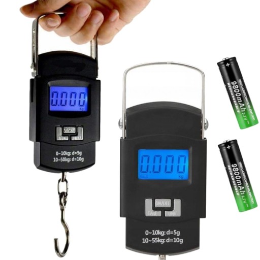 Elektronická závesná rybárska váha 50 kg