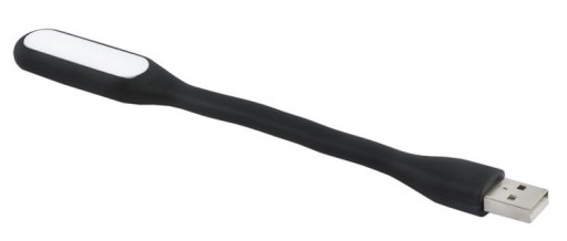 SILIKÓNOVÁ USB LAMPA - ČIERNA - CE