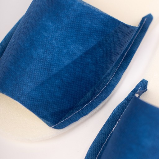 JEDNORÁZOVÉ HOTELOVÉ VONKAJŠIE papuče 29 cm BIELE A NAVY NAVY - 1 PÁR