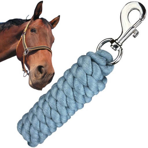 Postroj na HORSE York Meg BLUE na karabínku z alpaky 220cm