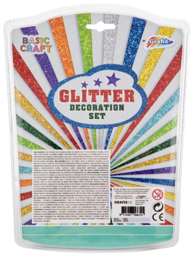 GLITROVÉ KONFETTI SÚPRAVA TRBLIKOVÝCH DEKORÁCIÍ GLITR