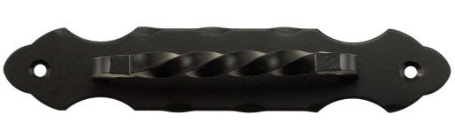 DEKORATÍVNA KĽÚČKA ANTÉNY NA DVERE, ČIERNA 190MM RETRO