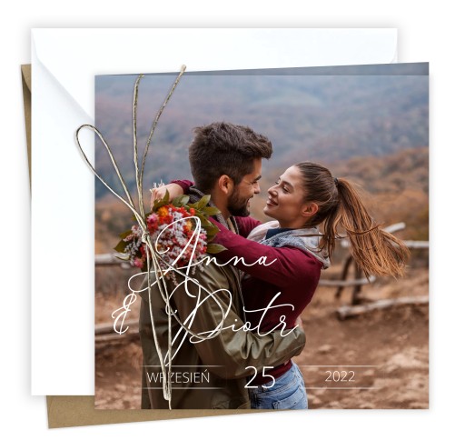 Svadobné oznámenia FOTO OBÁLKY MENÁ STRING