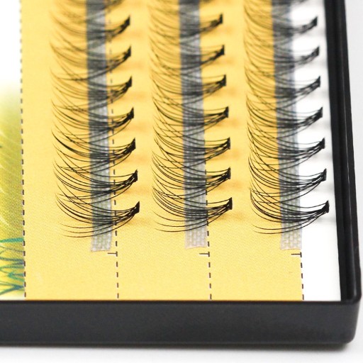 NESURA EYELASH trsové mihalnice 60 ks 11mm 10D hodvábne mihalnice SEOL