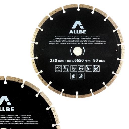 DIAMANTOVÝ KOTOUČ 230MM 22,2MM NA BETONOVU KOCK