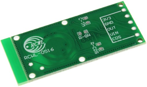Mikrovlnný radarový pohybový senzor RCWL-0516 Arduino