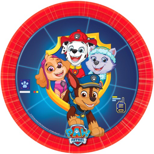 Taniere Paw Patrol, papier 18 cm / 8 ks.